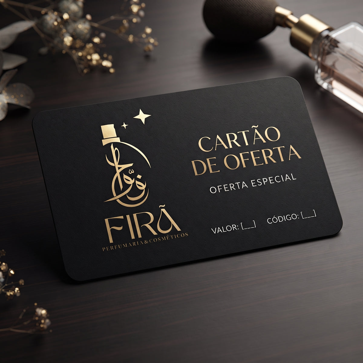 Cartão de Oferta Fira Store